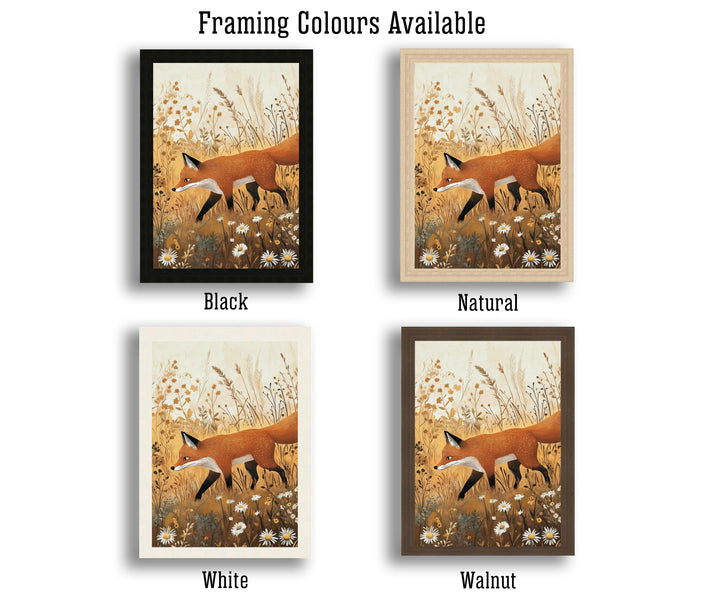 William Morris Fox In Grass Art Cottagecore Decor Arts And Crafts Wildlife Illustration Botanical Wall Art Vintage Nature Print