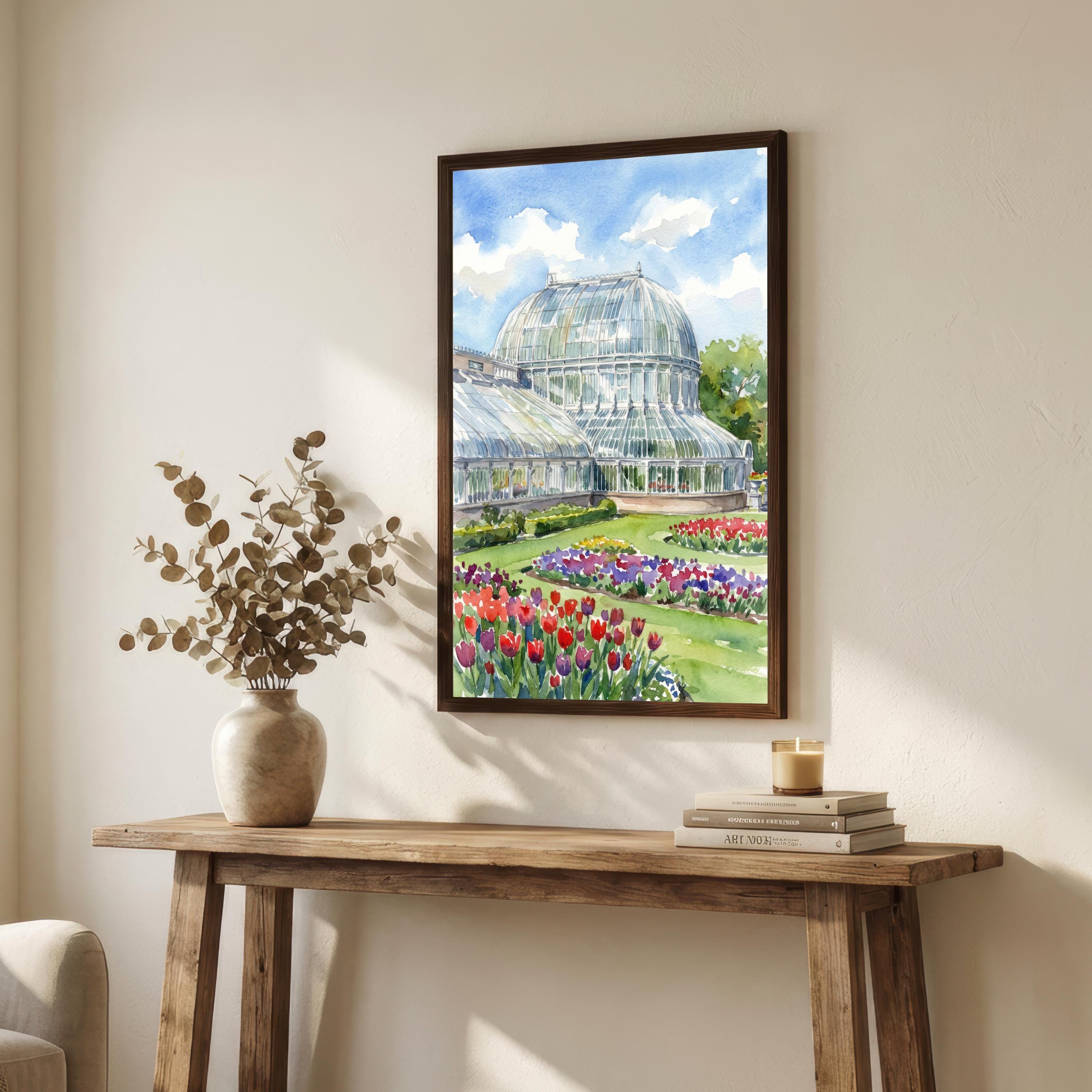 Belfast Watercolor Print: Northern Ireland Cityscape Wall Art