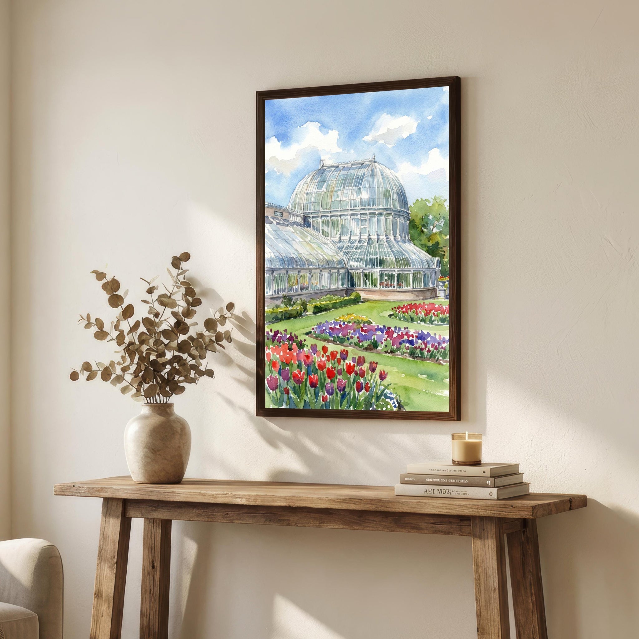 Belfast Watercolor Print: Northern Ireland Cityscape Wall Art