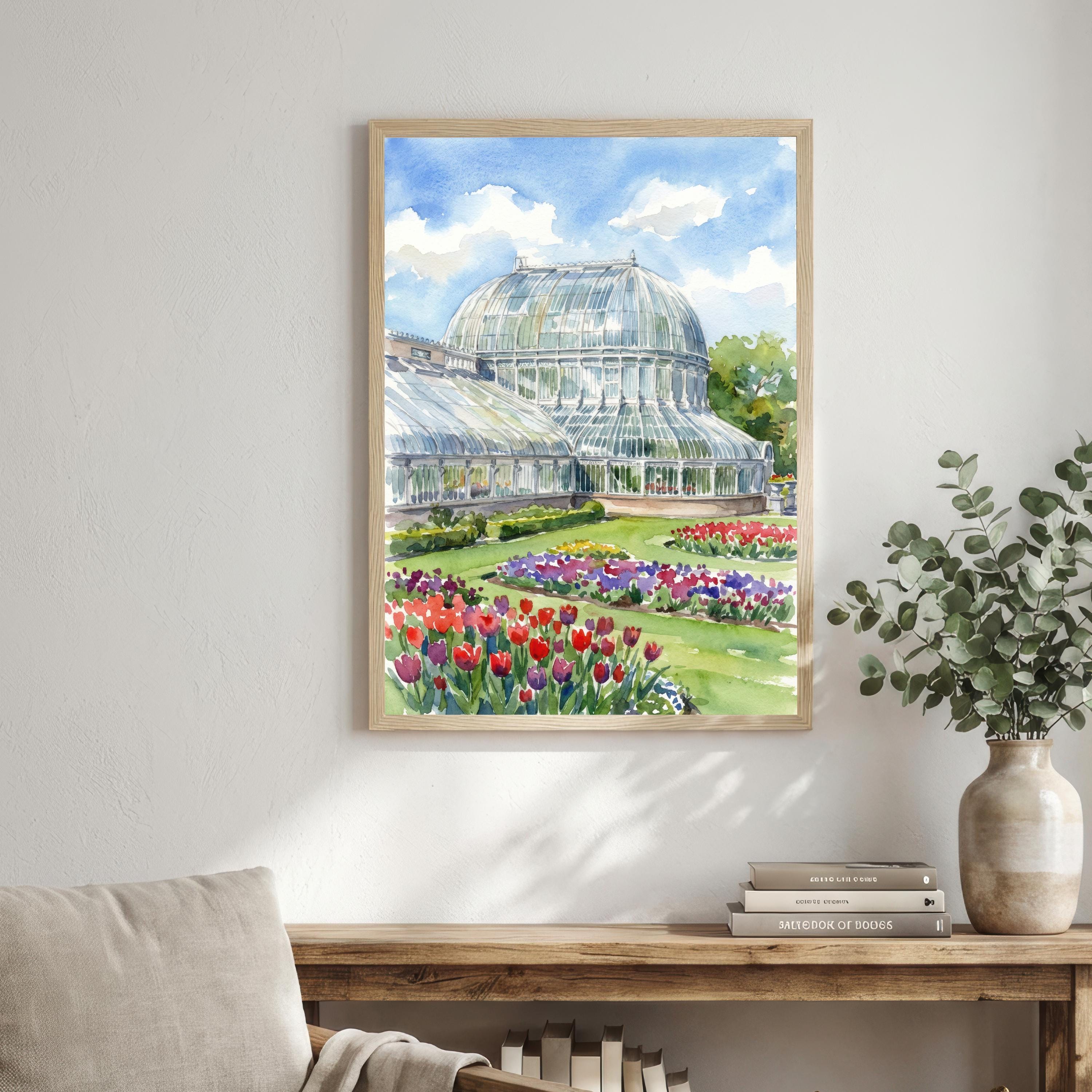 Belfast Watercolor Print: Northern Ireland Cityscape Wall Art