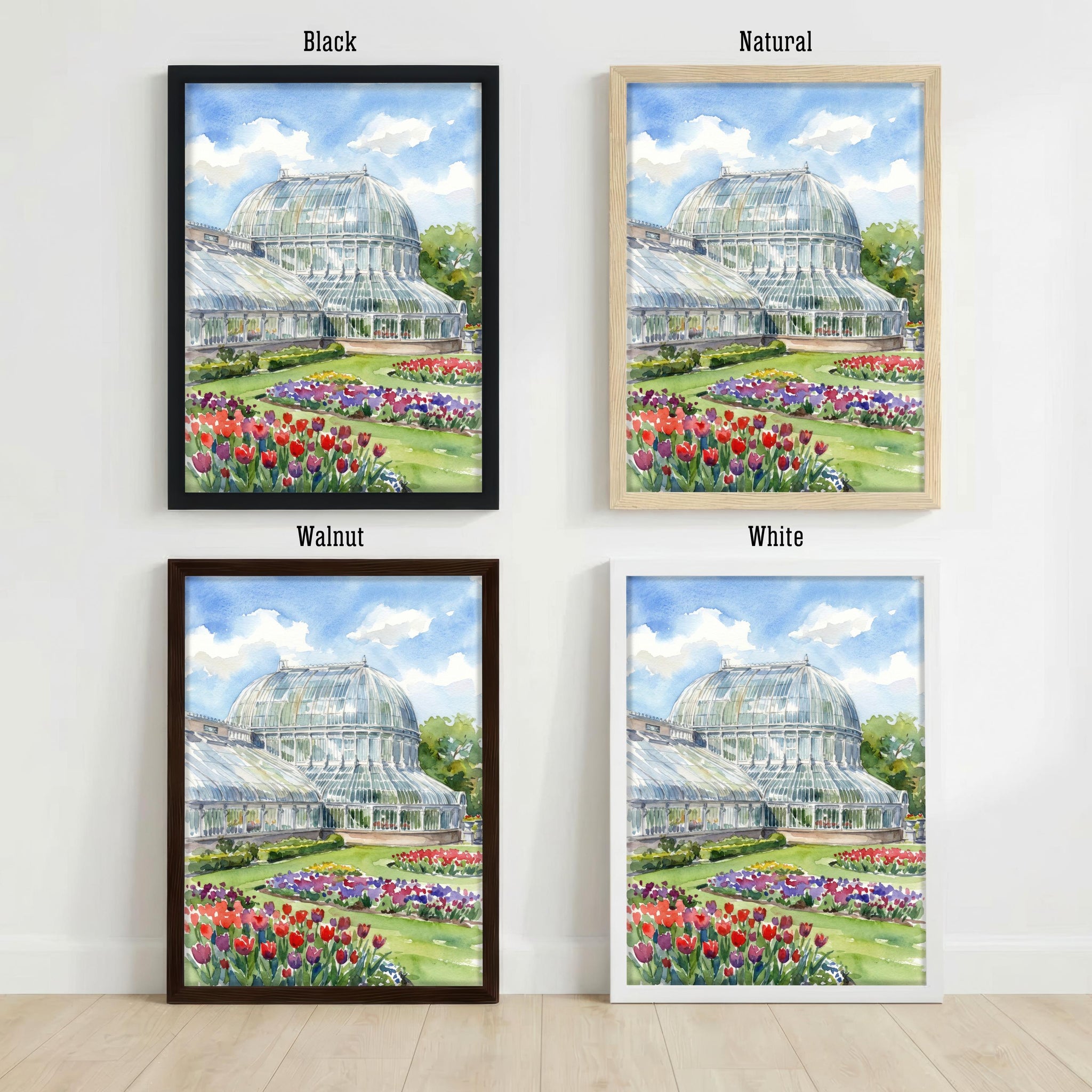 Belfast Watercolor Print: Northern Ireland Cityscape Wall Art