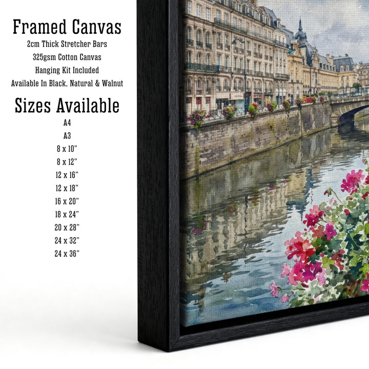 Rennes Watercolour Painting Poster France Wall Art Cityscape Print Gift for Europe Travel Lovers and Fans of Scenic Historic French