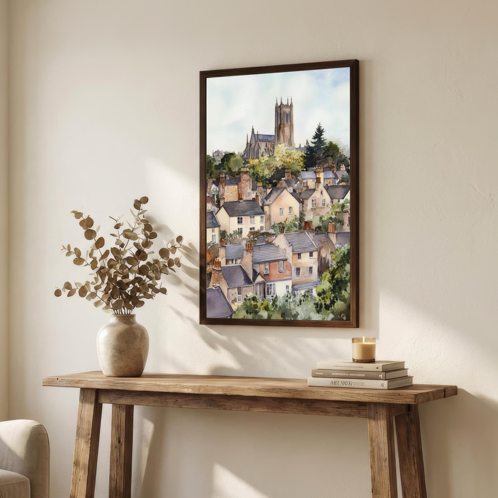 Armagh Northern Ireland Travel Print Cathedral City Wall Decor Irish Landmark Travel Poster UK Gift Home Décor