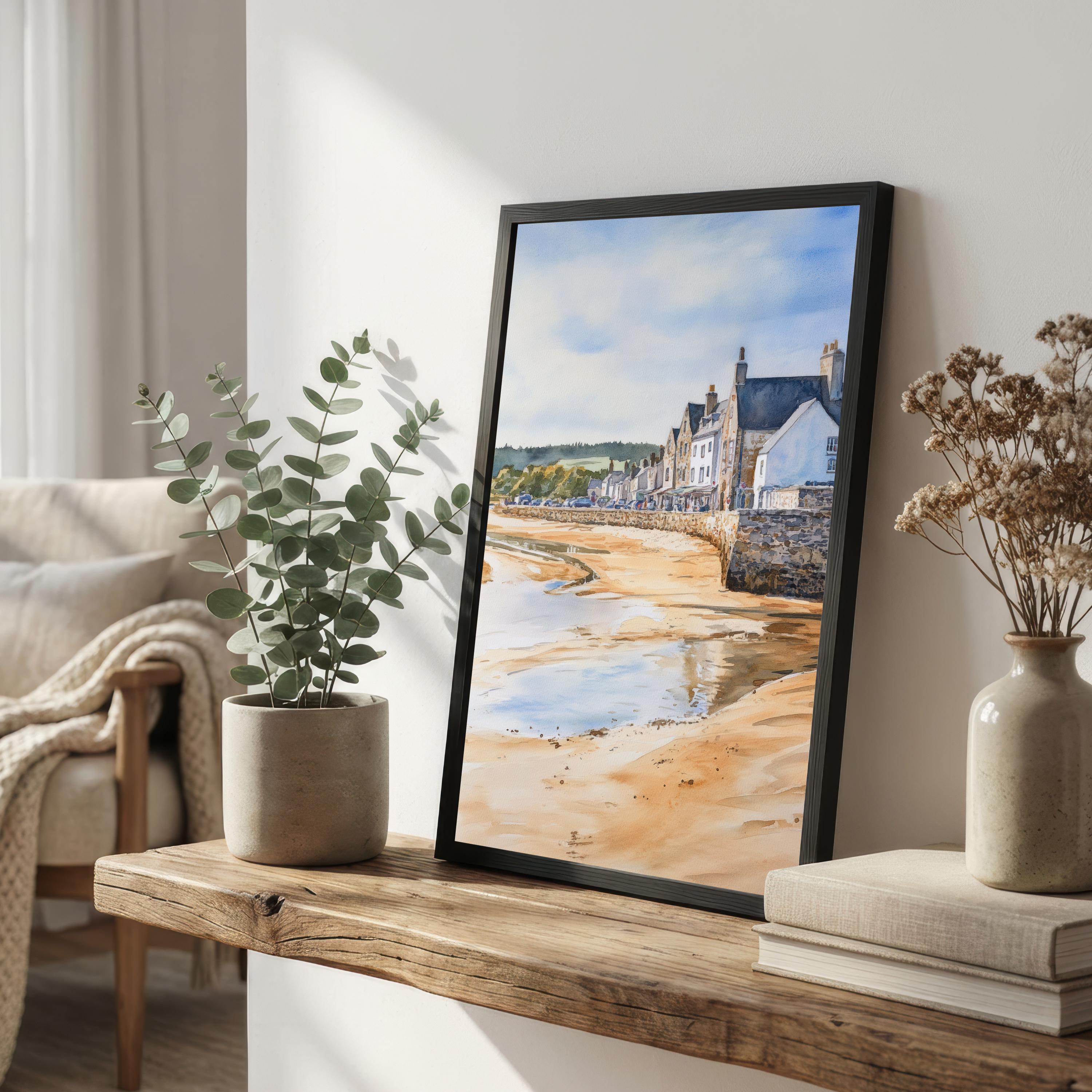 Arnside Cumbria Travel Print Coastal Village Wall Decor Lake District Landscape Travel Poster UK Gift Home Décor