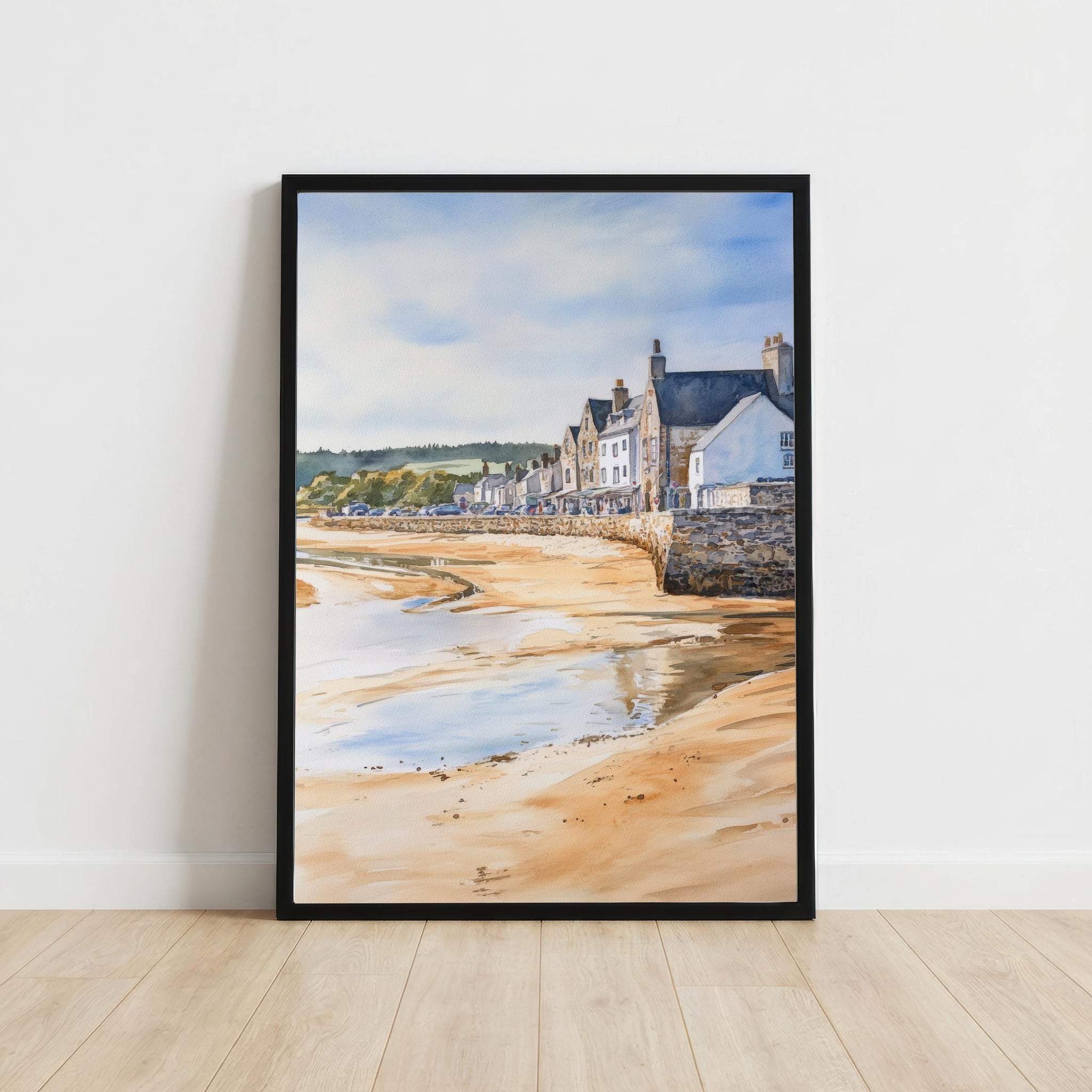 Arnside Cumbria Travel Print Coastal Village Wall Decor Lake District Landscape Travel Poster UK Gift Home Décor