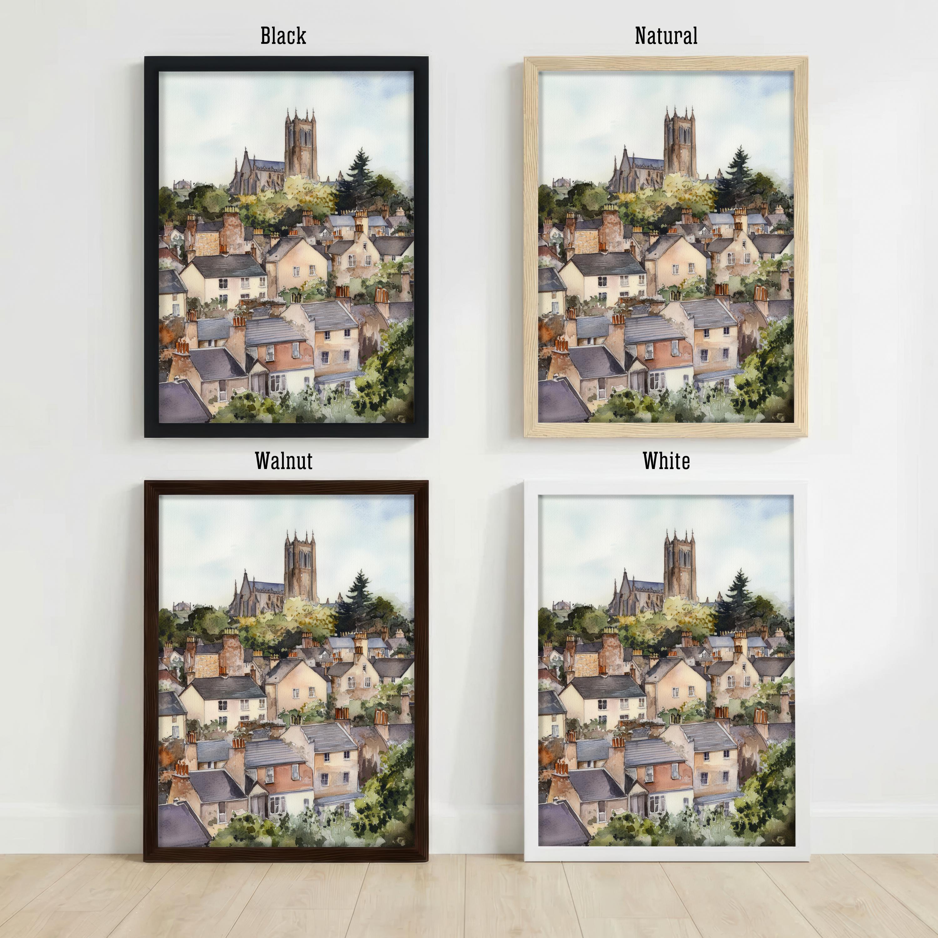 Armagh Northern Ireland Travel Print Cathedral City Wall Decor Irish Landmark Travel Poster UK Gift Home Décor