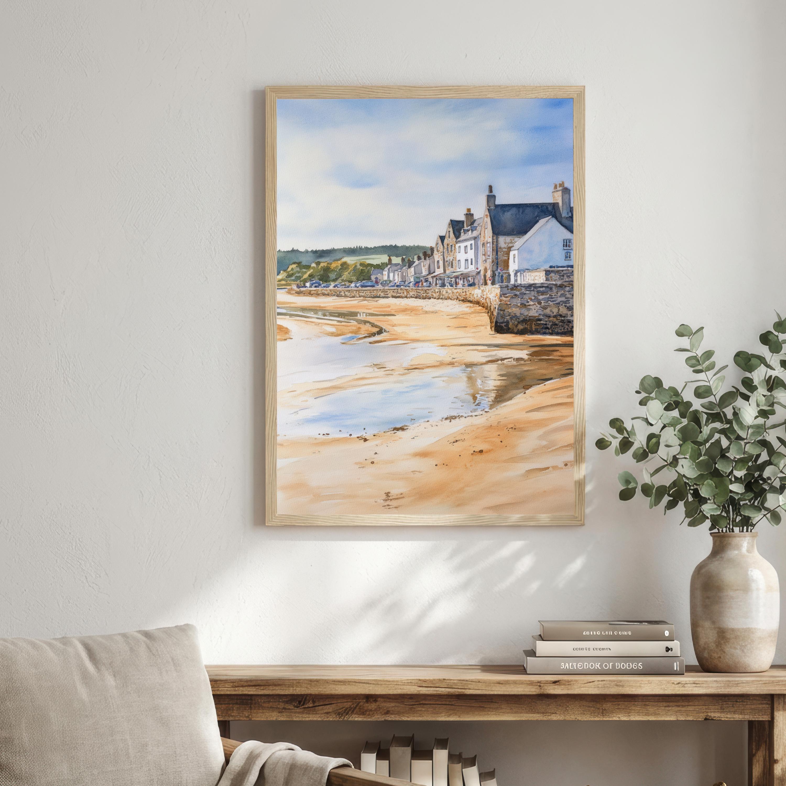 Arnside Cumbria Travel Print Coastal Village Wall Decor Lake District Landscape Travel Poster UK Gift Home Décor