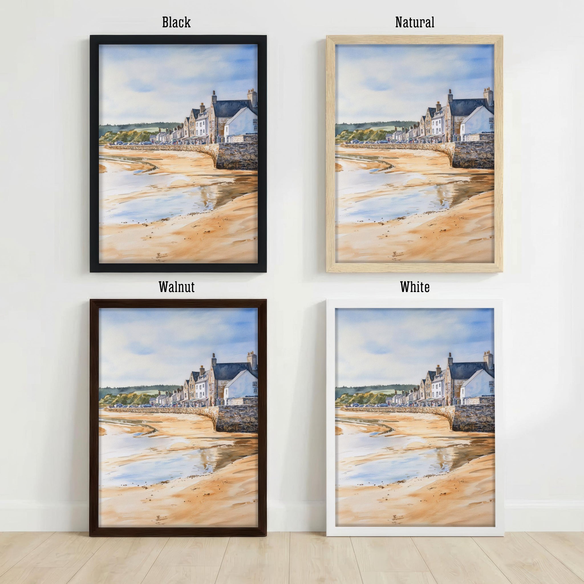 Arnside Cumbria Travel Print Coastal Village Wall Decor Lake District Landscape Travel Poster UK Gift Home Décor