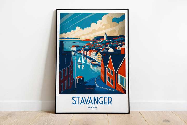 Stavanger, Norway Travel Print