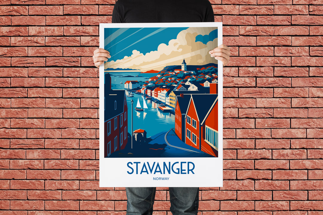 Stavanger, Norway Travel Print