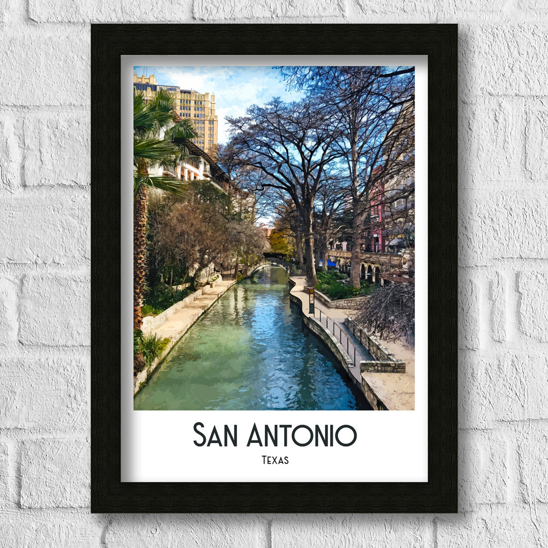 San Antonio, San Antonio Print, Texas Gift, Housewarming Gift, San Antonio Art, San Antonio Poster, San Antonio Décor, Texas, Travel