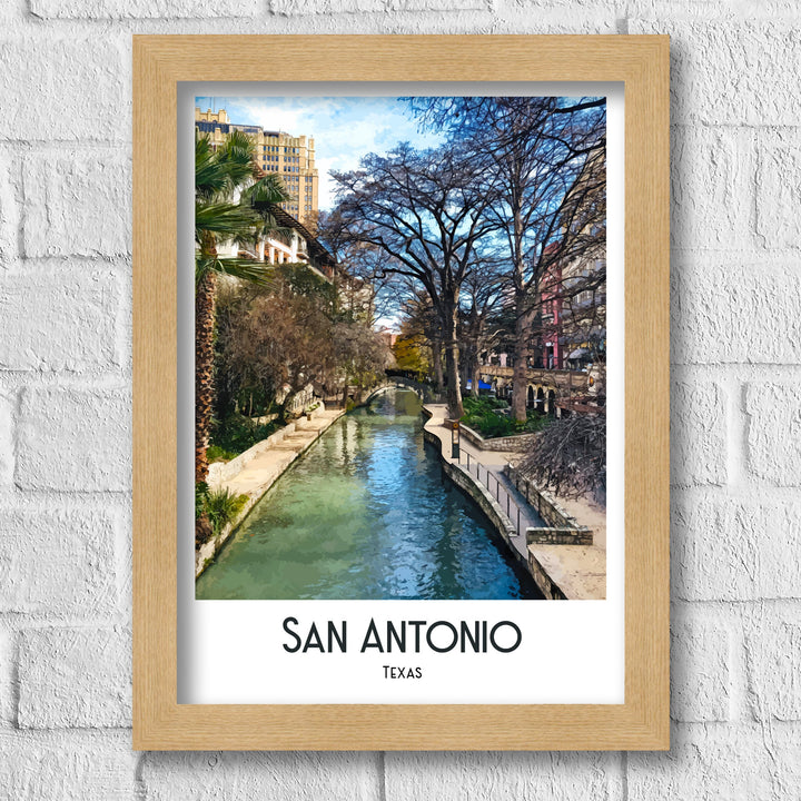 San Antonio, San Antonio Print, Texas Gift, Housewarming Gift, San Antonio Art, San Antonio Poster, San Antonio Décor, Texas, Travel