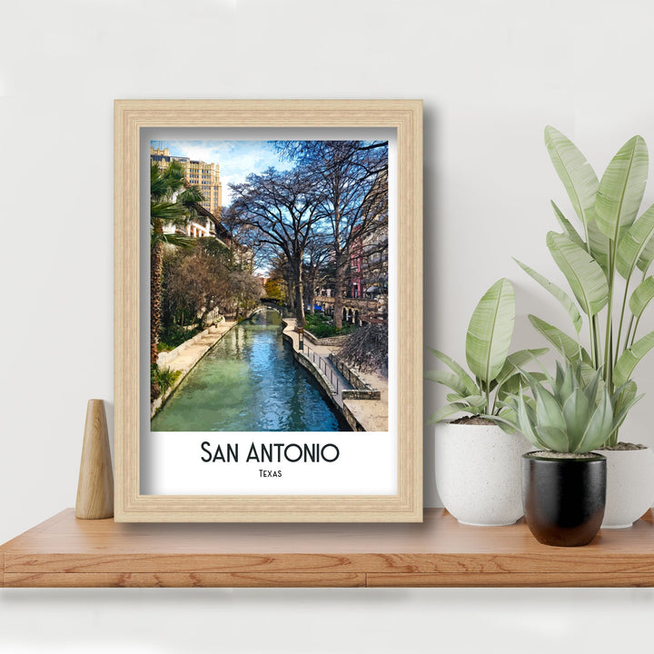 San Antonio, San Antonio Print, Texas Gift, Housewarming Gift, San Antonio Art, San Antonio Poster, San Antonio Décor, Texas, Travel