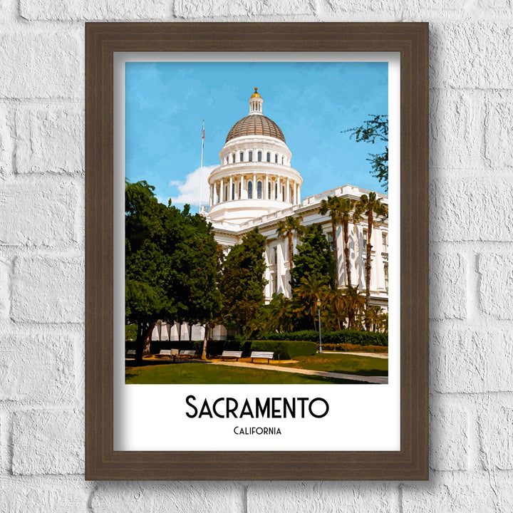 Sacramento Poster Poster, Art Print, Sacramento, Sacramento Art, Sacramento Print, Sacramento Poster, Sacramento Wall Art, Sacramento Gift