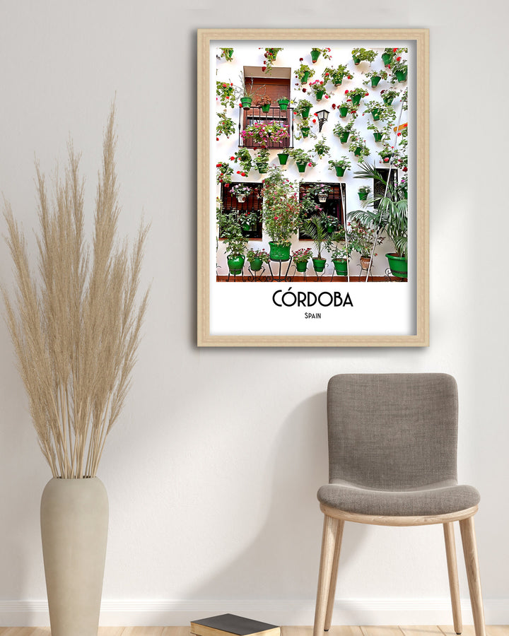 Cordoba Print, Cordoba Travel Poster, Cordoba Art, Cordoba Wall Art, Travel Poster Print, Vintage Travel Print, Cordoba, Spain Art Print