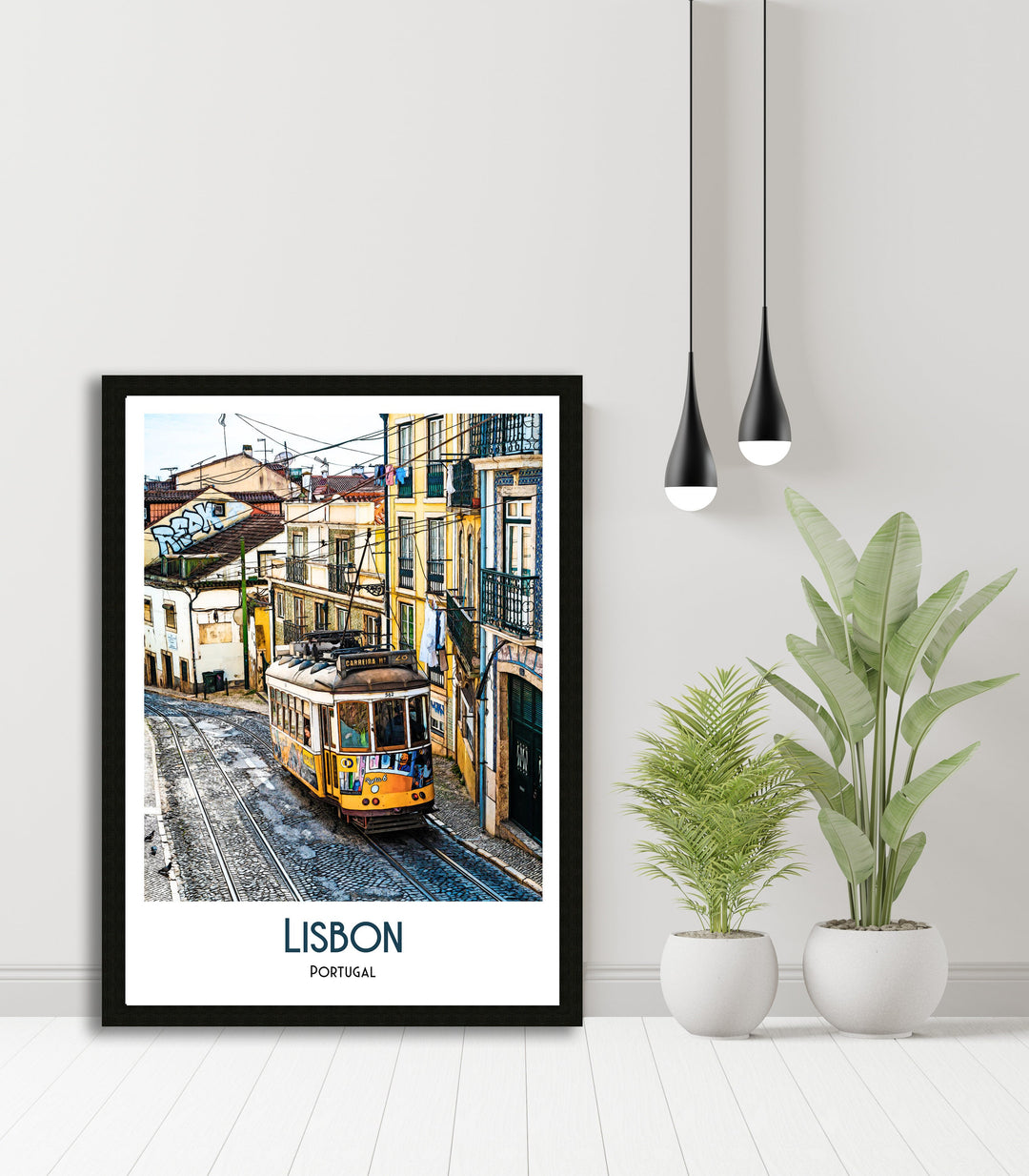 Lisbon Portugual Poster Poster, Art Print, Travel Print, Art Print, Illustration, digital print, vintage print