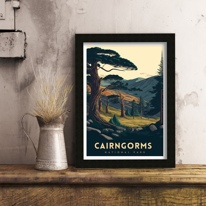 Cairngorms Travel Poster| National Park