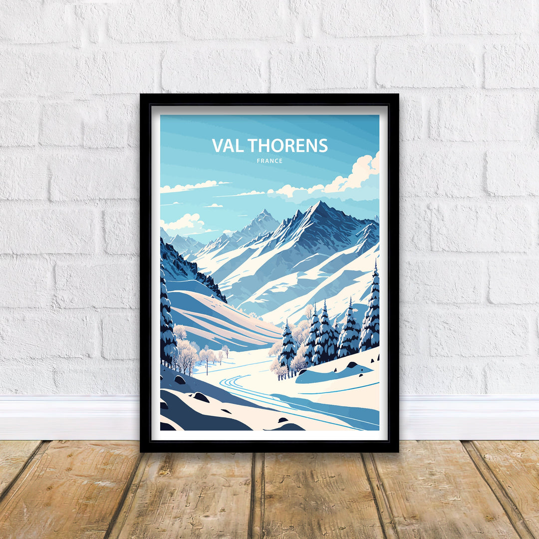 Val Thorens Travel Poster | Travel Poster