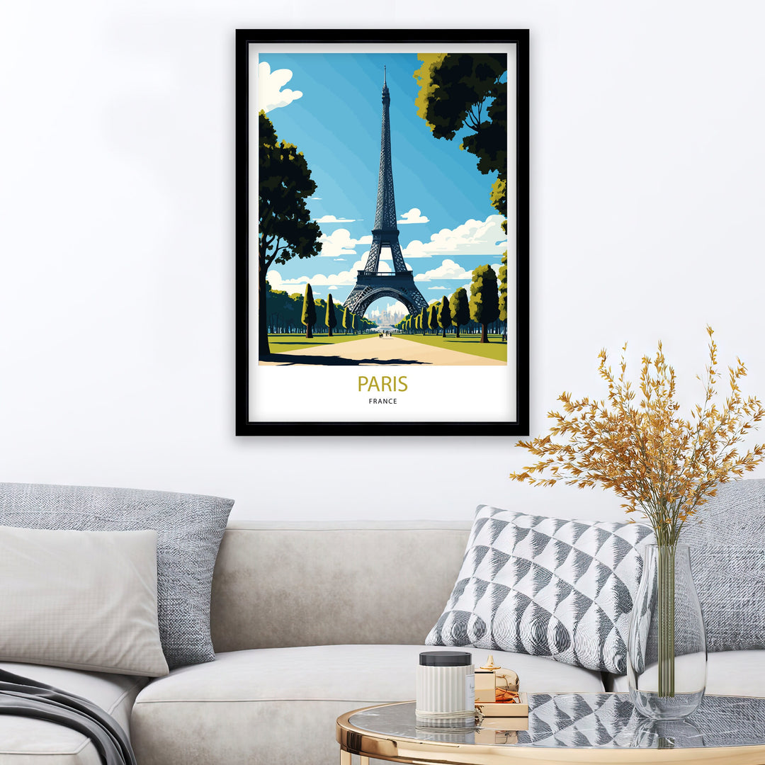 Paris Travel Poster | Paris Wall Art