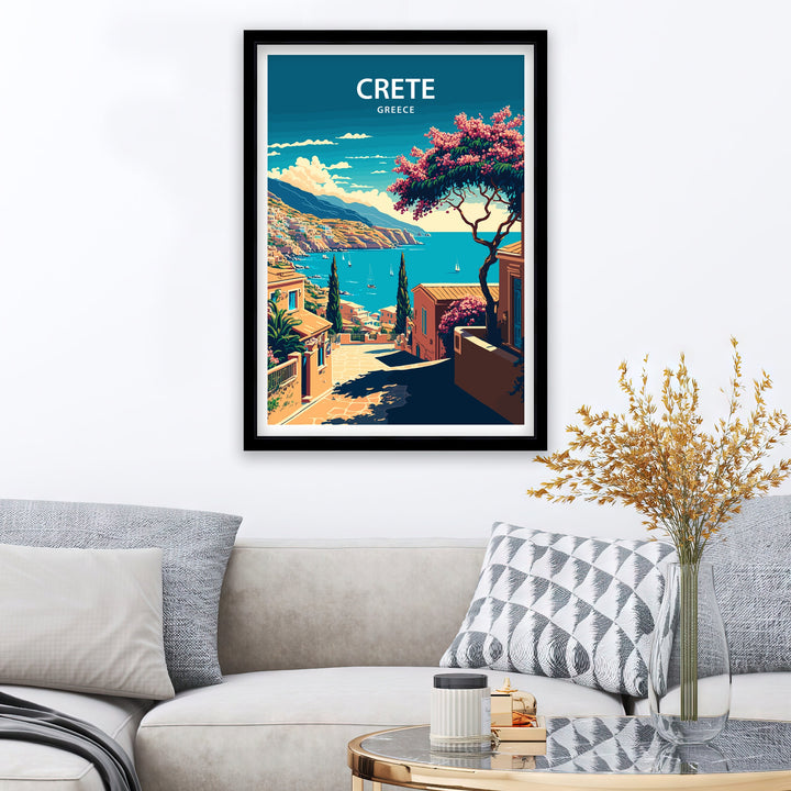 Crete Art Poster | Travel Poster