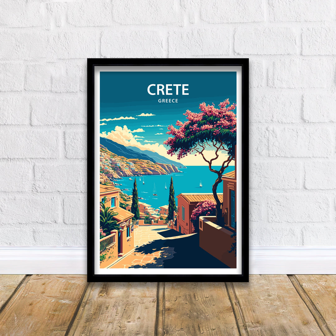 Crete Art Poster | Travel Poster