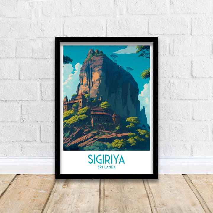 Sigiriya Travel Poster | Sri Lanka