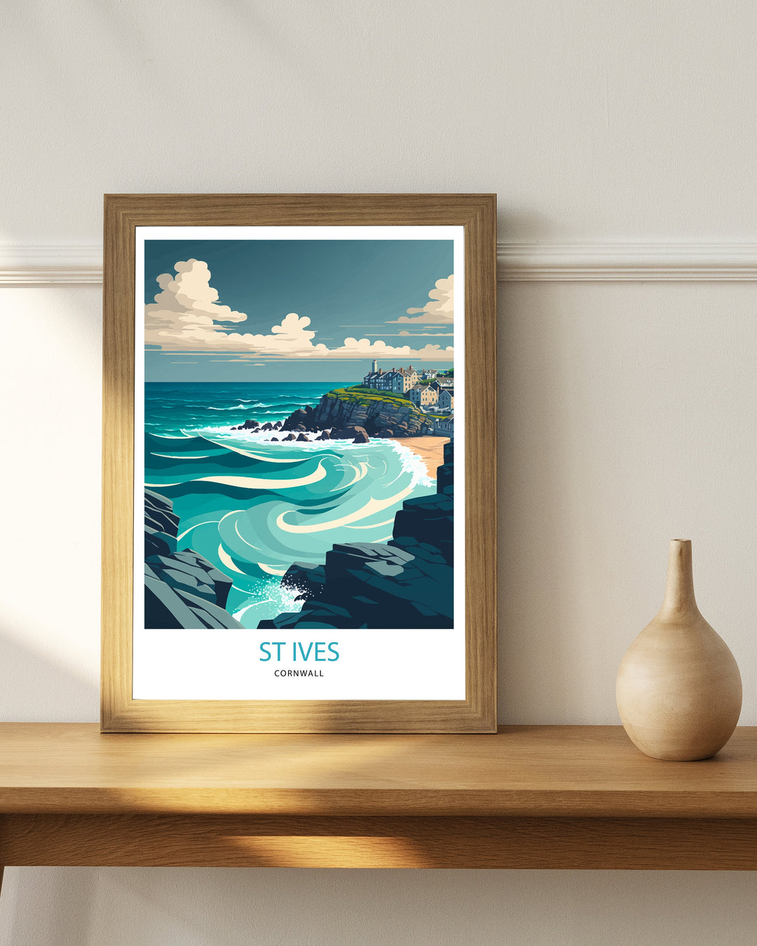 St Ives Travel Poster | Cornwall