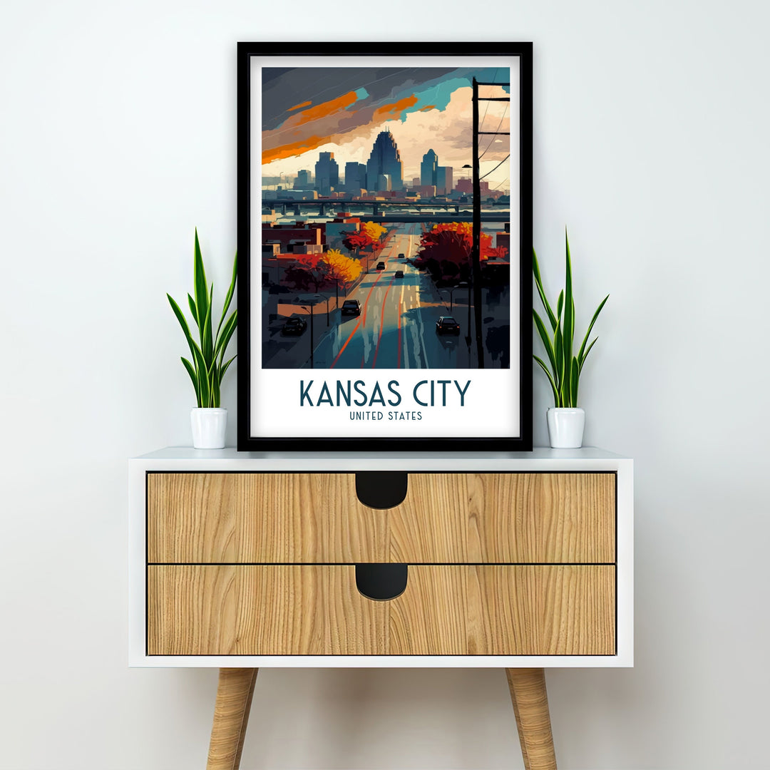 Kansas City Travel Print | Kansas City Print