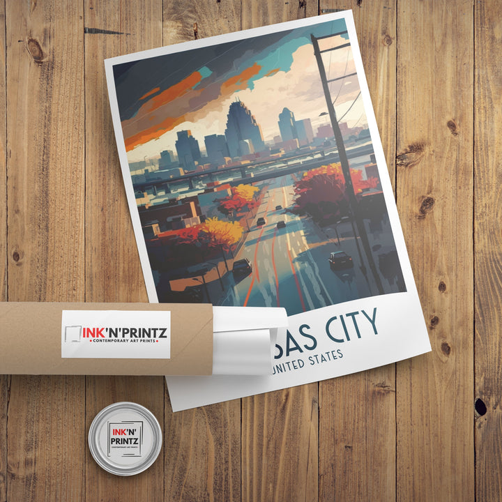 Kansas City Travel Print | Kansas City Print