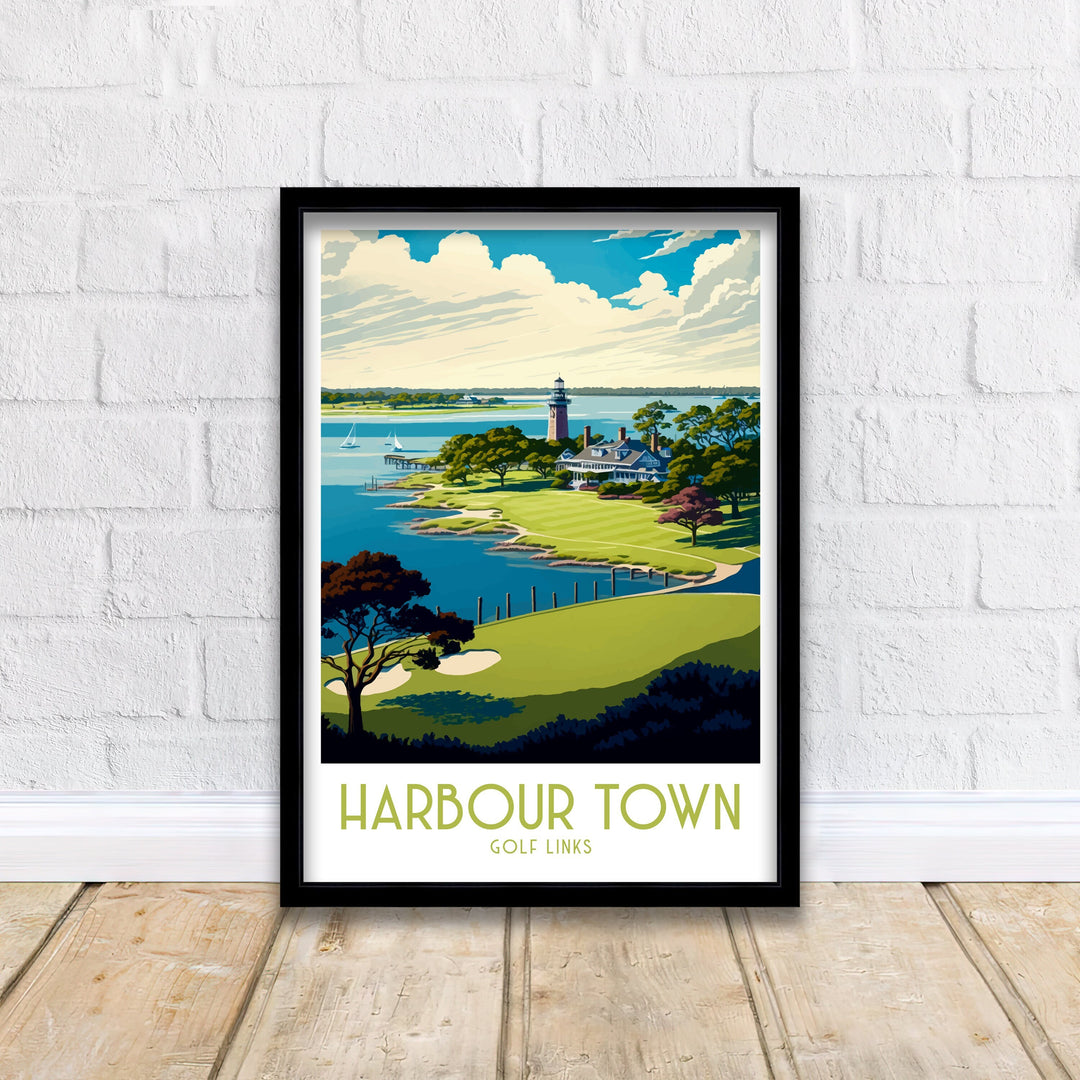 Harbour Town Golf Links Poster | Golf Art