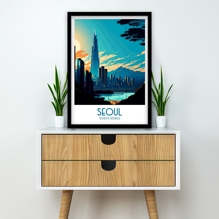 South Korea Travel Print2 | Seoul Print