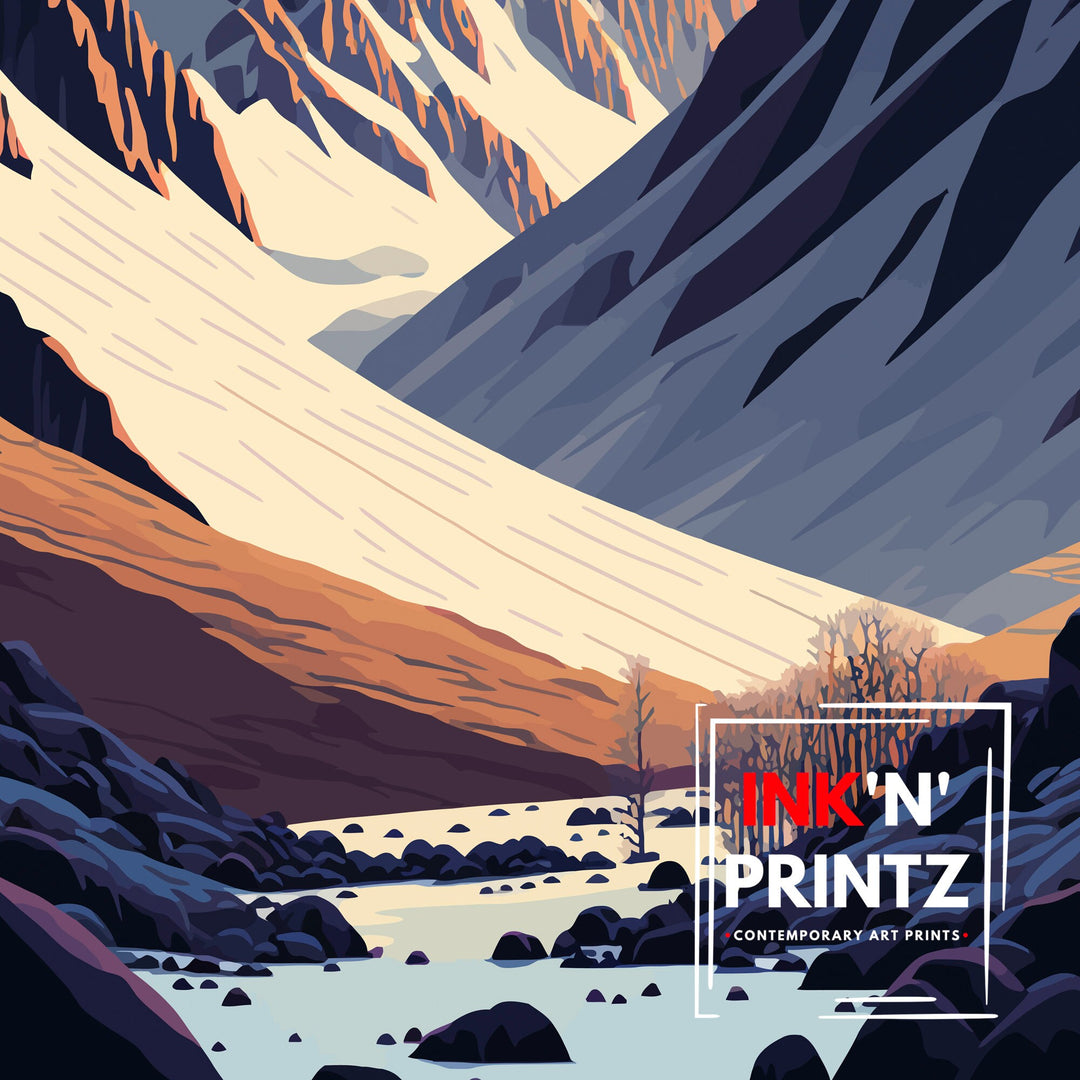 Ben Nevis Travel Print | Ben Nevis | Ben Nevis Poster | Scotland Print | Mountain Print | Ben Nevis Art | Scotland | Ben Nevis Wall Art