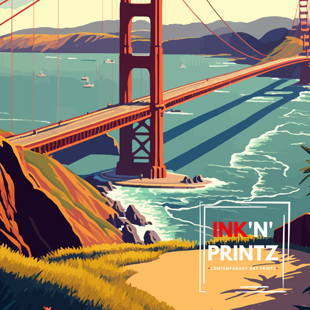 San Francisco Travel Poster | San Francisco Poster