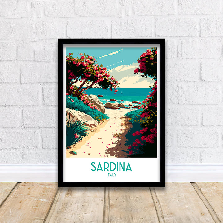 Sardina Travel Print | Sardina Poster | Sardina | Travel Print | Italy Print | Italy Travel Print | Sardinia Travel | Sardinia Italy