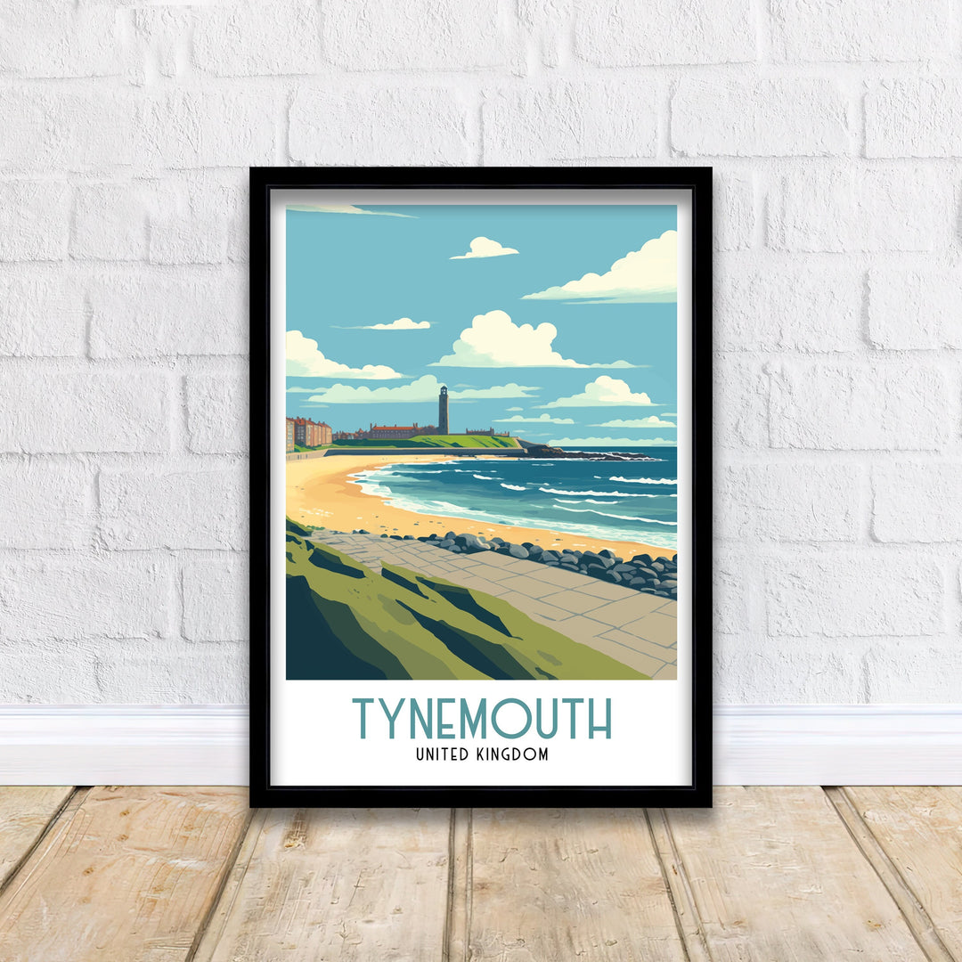 Tynemouth Travel Poster | Travel Poster
