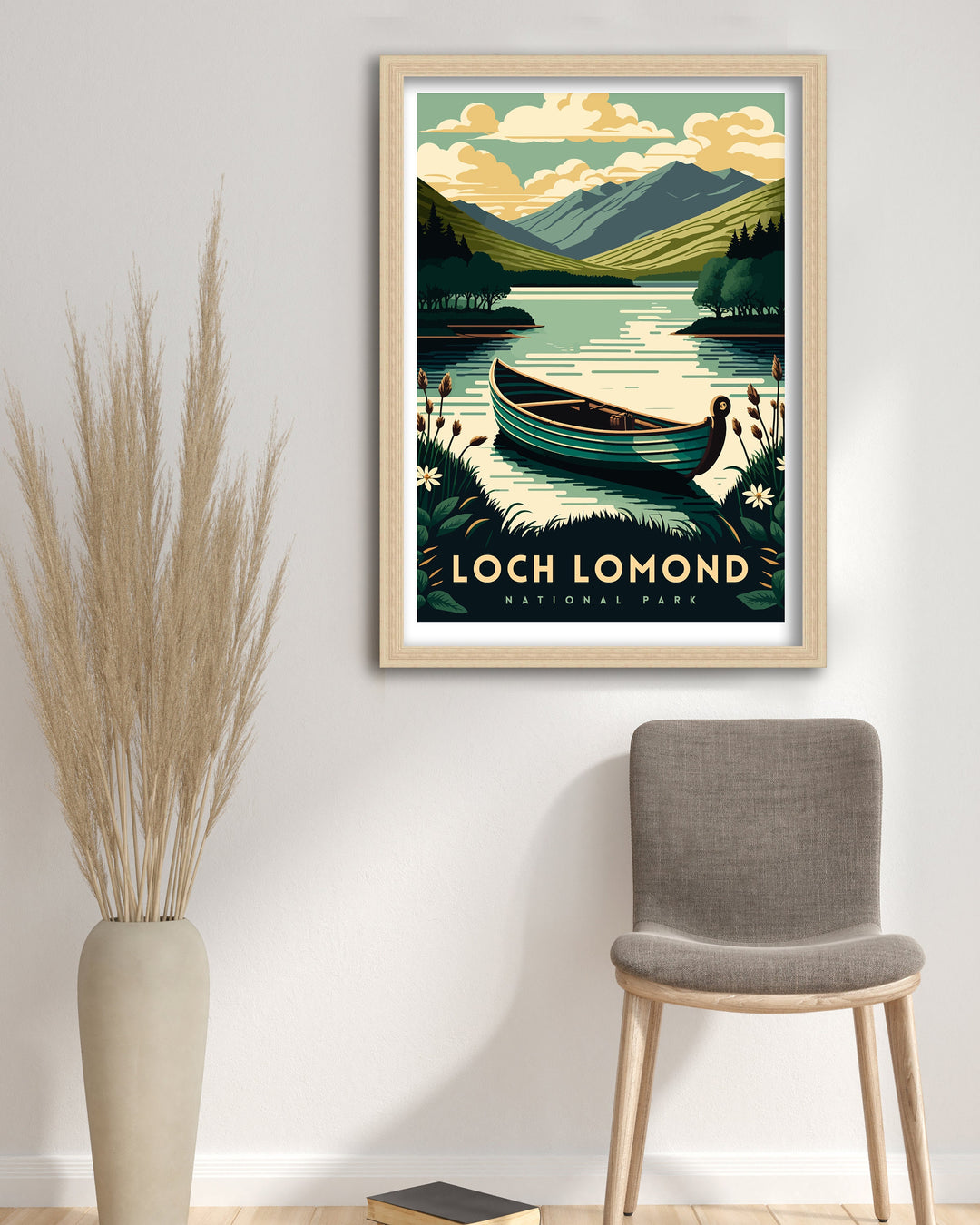 Loch Lomond Travel Poster | Scotland