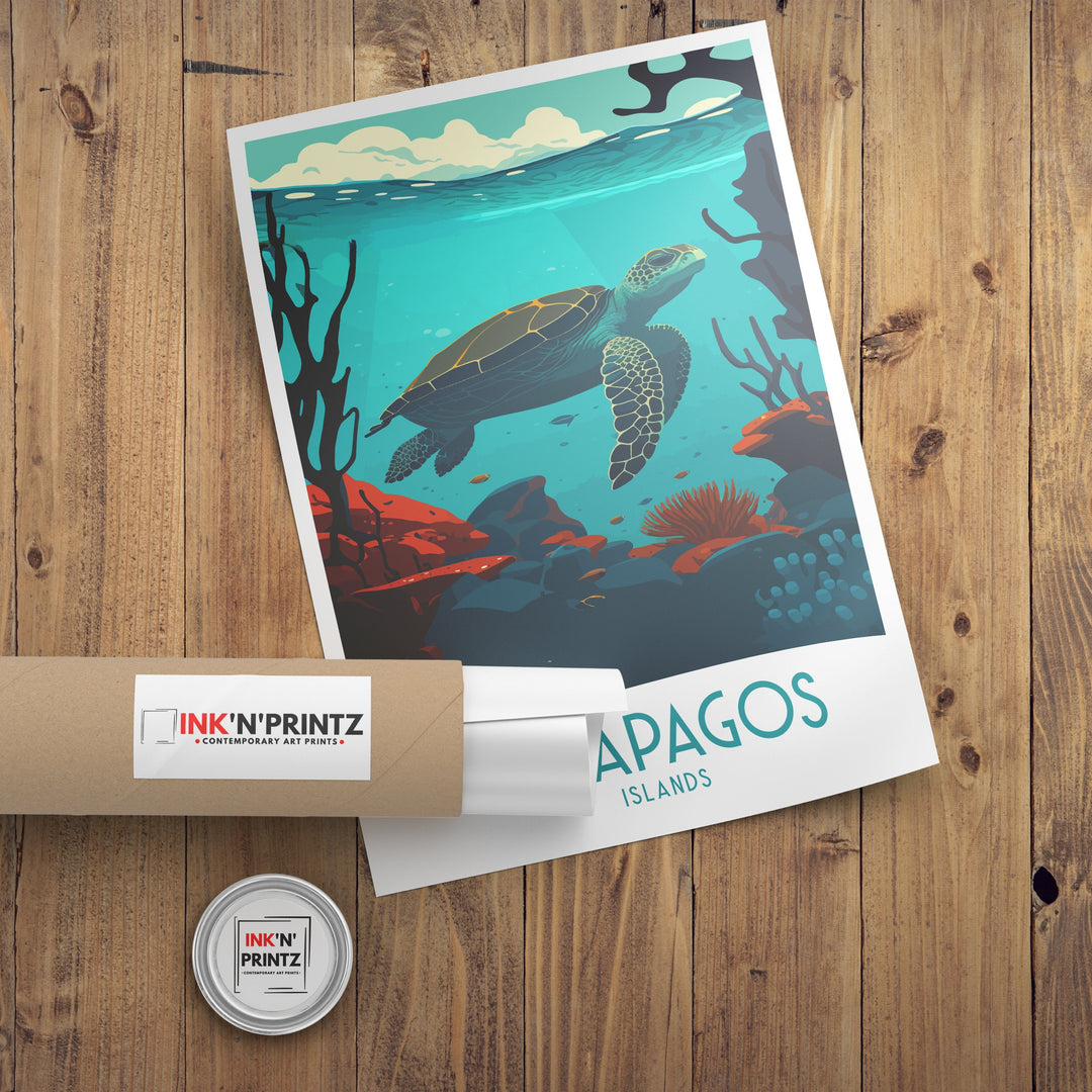 Galapagos Islands Travel Print | Galapagos