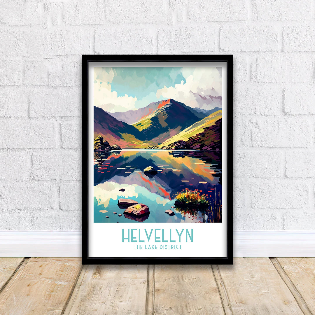 Helvellyn Travel Poster | Lake District