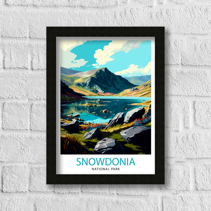 Snowdonia Travel Poster | Snowdonia Poster