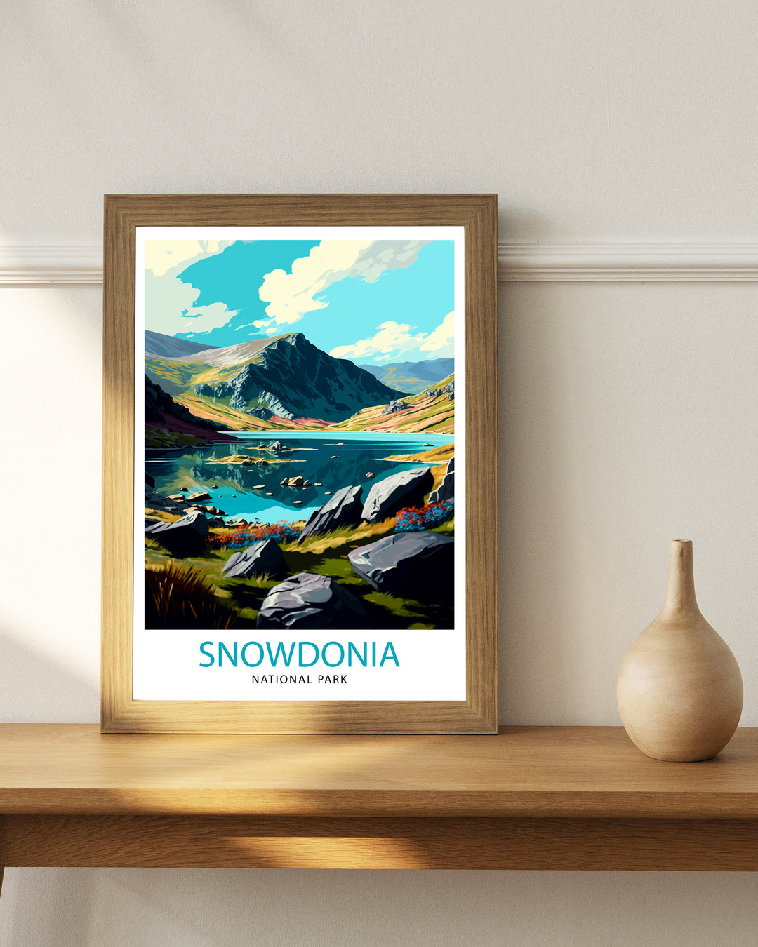 Snowdonia Travel Poster | Snowdonia Poster