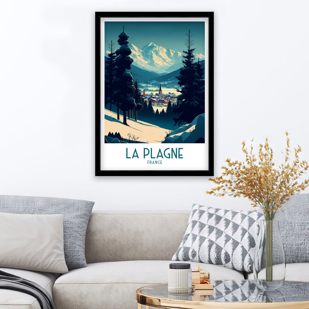 La Plagne | Ski Poster