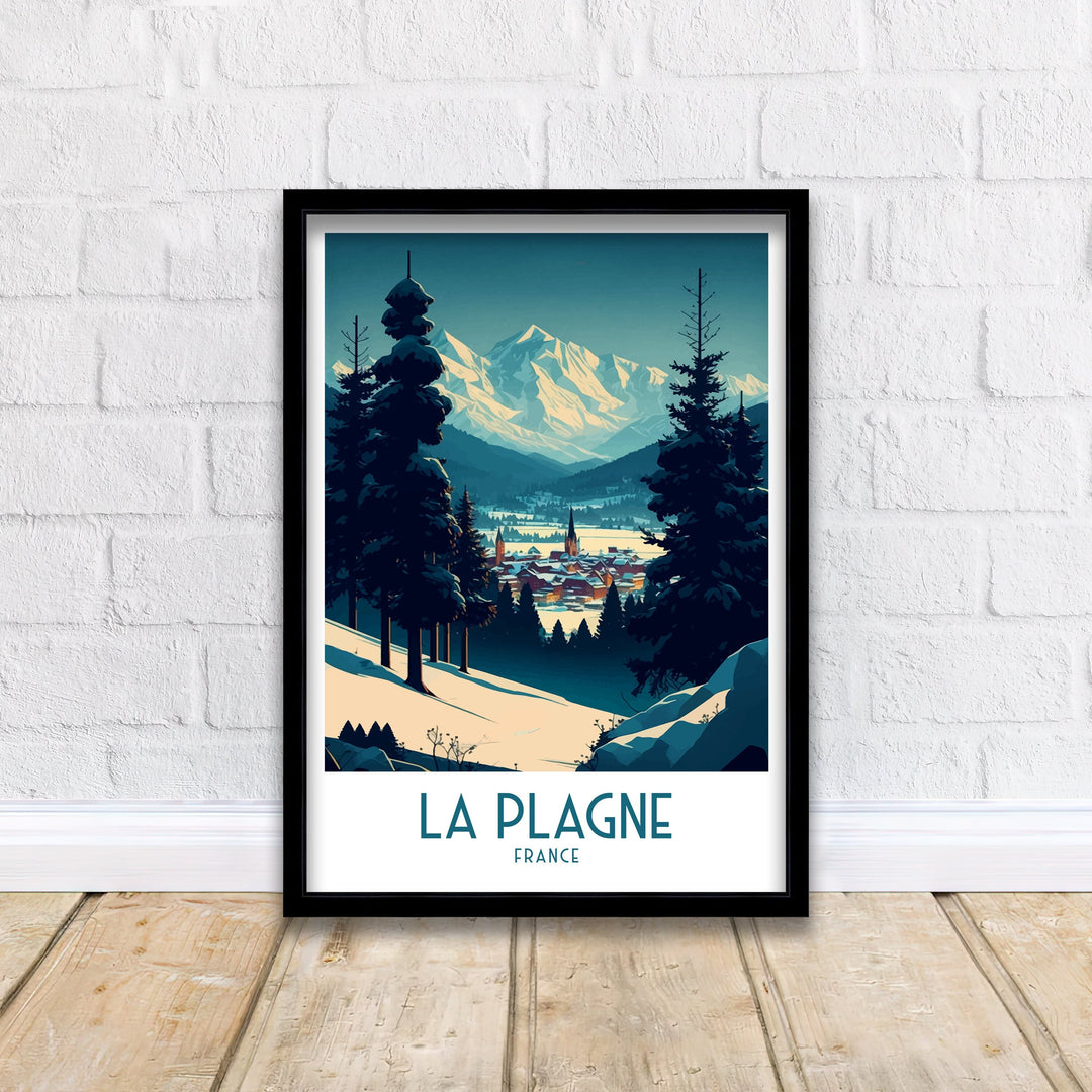 La Plagne | Ski Poster
