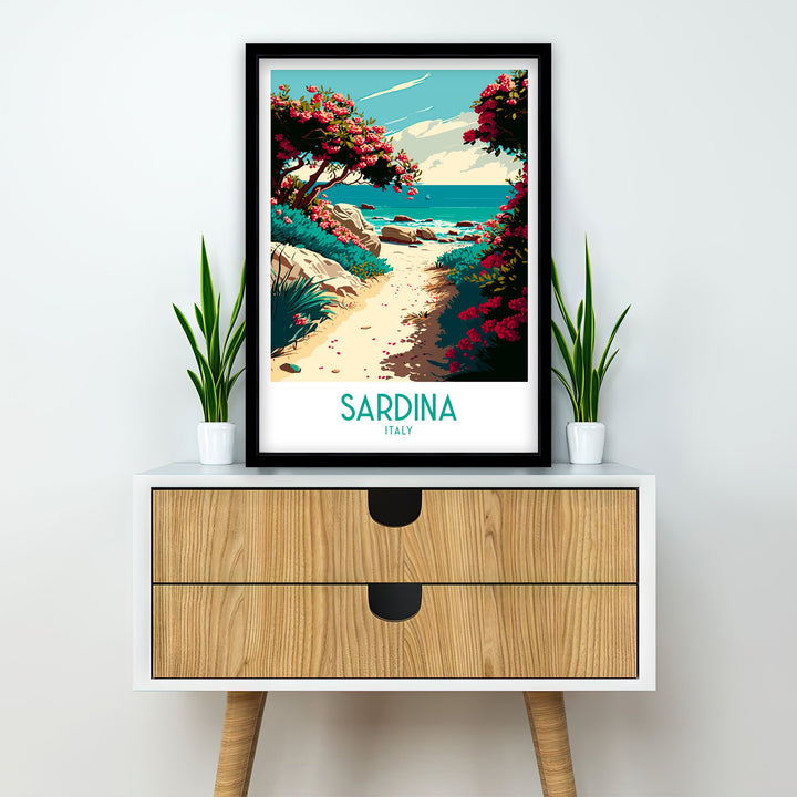 Sardina Travel Print | Sardina Poster | Sardina | Travel Print | Italy Print | Italy Travel Print | Sardinia Travel | Sardinia Italy