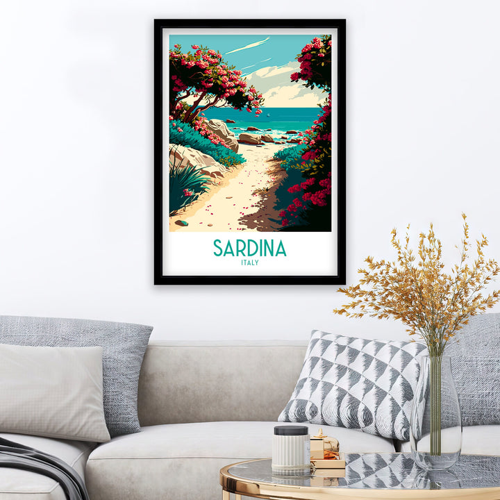 Sardina Travel Print | Sardina Poster | Sardina | Travel Print | Italy Print | Italy Travel Print | Sardinia Travel | Sardinia Italy