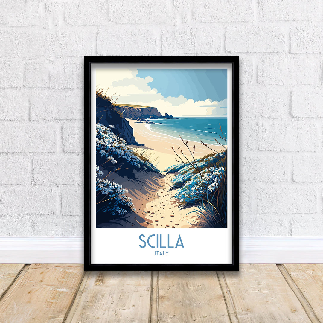 Scilla Travel Poster| Scilla Poster