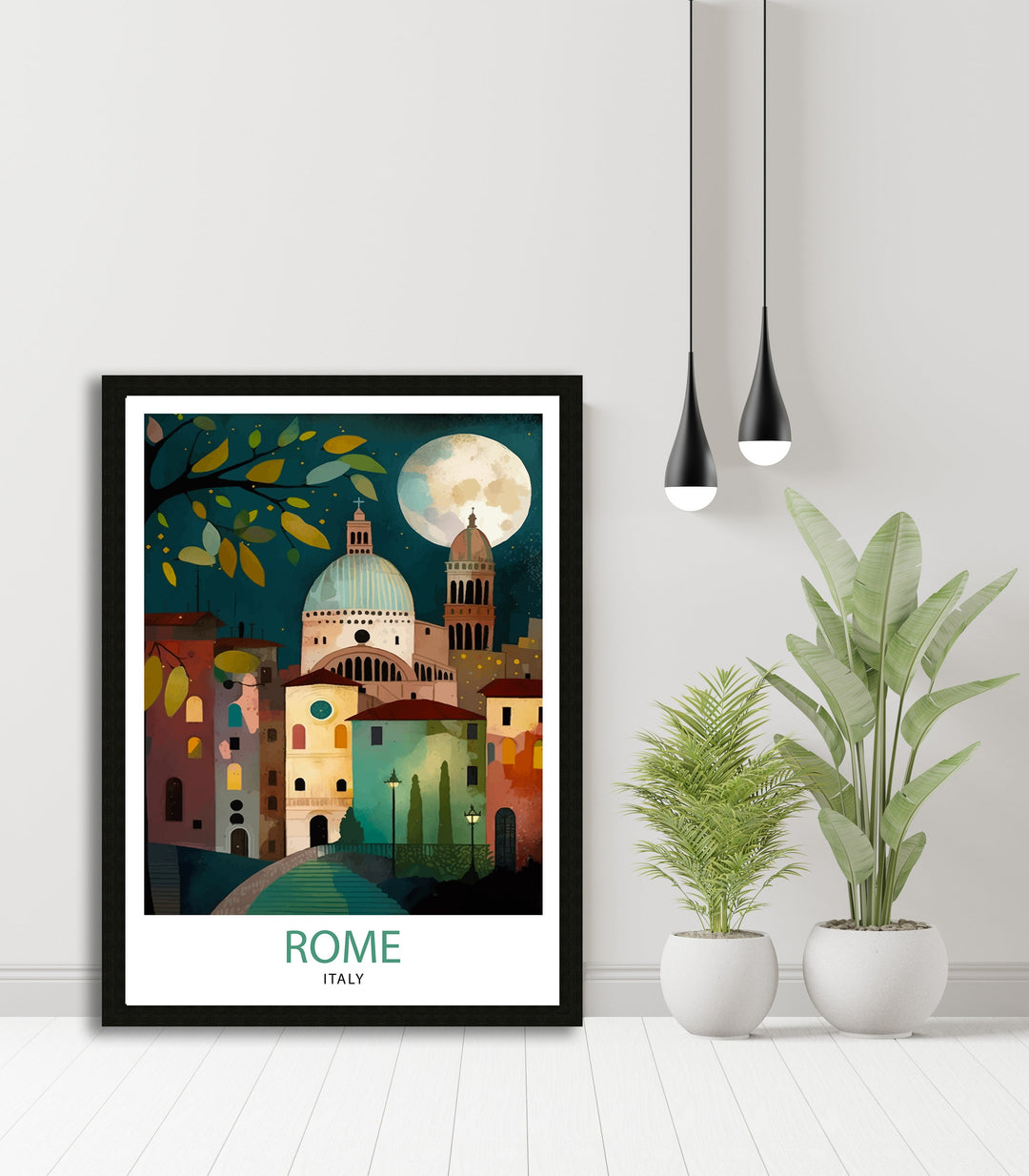 Rome Italy Travel Poster Rome Wall Art Rome Poster Italy Travel Posters Rome Art Poster Rome Italy Illustration Rome Home Living Decor