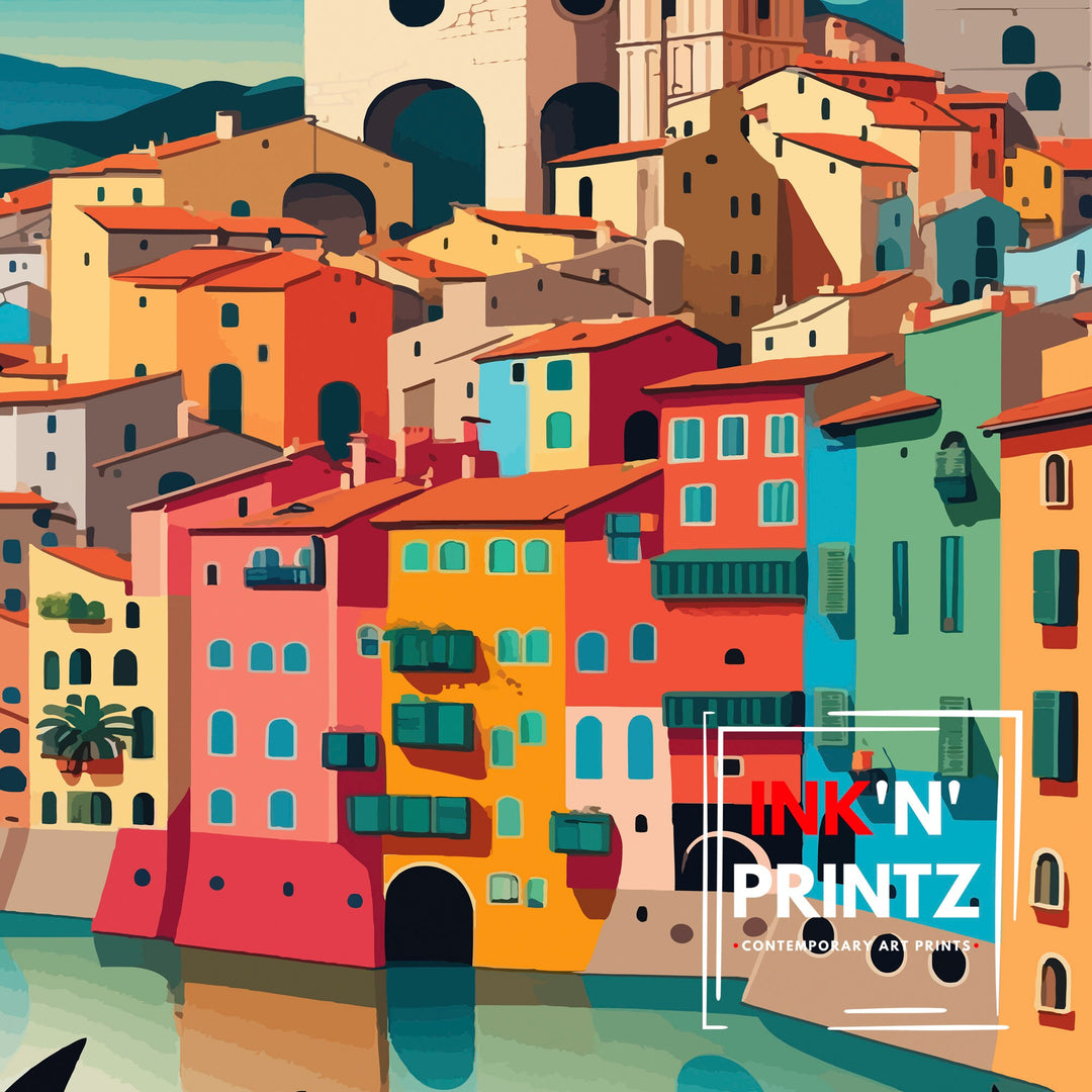 Girona Spain Travel Poster Girona Wall Decor Girona Illustration Travel Poster Gift For Spain Lovers Girona Home Decor