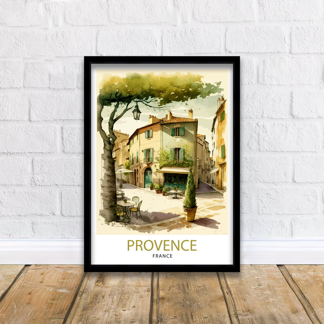 Provence France Travel Poster Provence Wall Art French Country Decor Travel Poster Gift For France Lovers Provence Home Decor