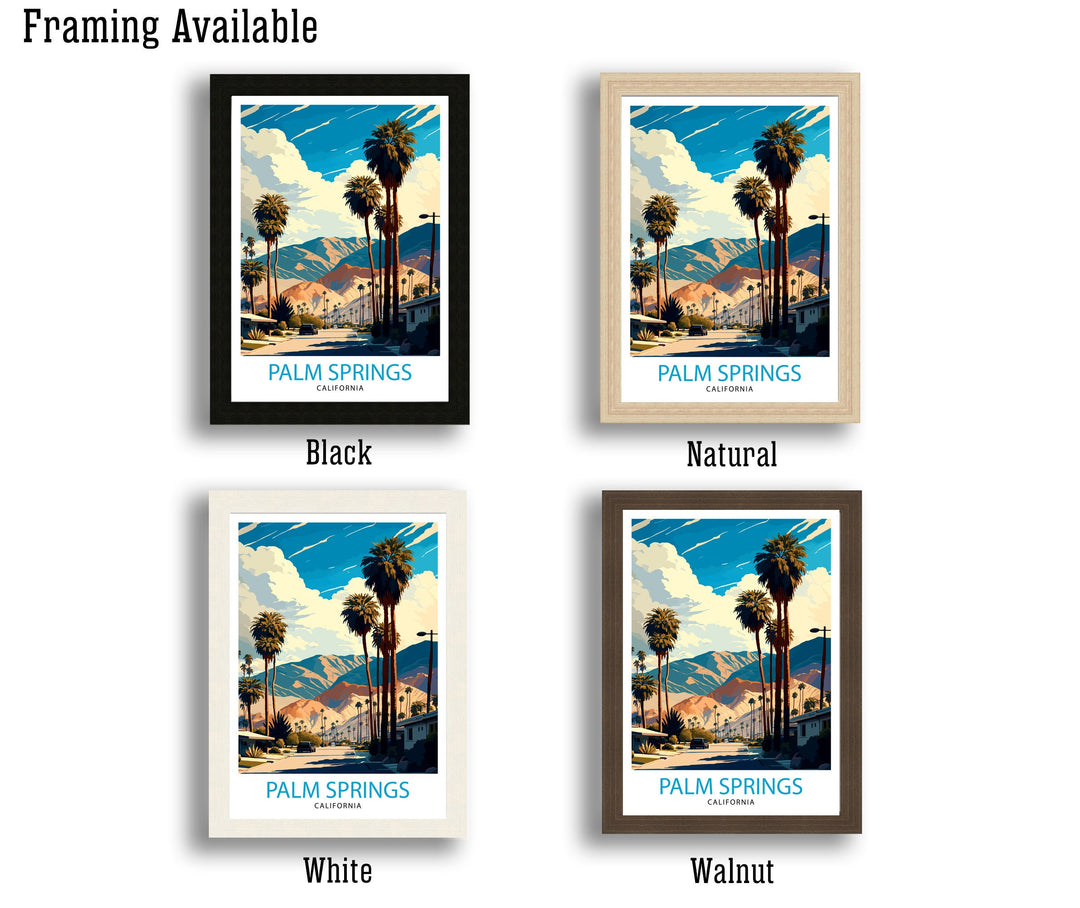 Palm Springs California Travel Print Palm Springs Wall Art Palm Springs Home Decor Palm Springs Travel Poster Palm Springs Art Print