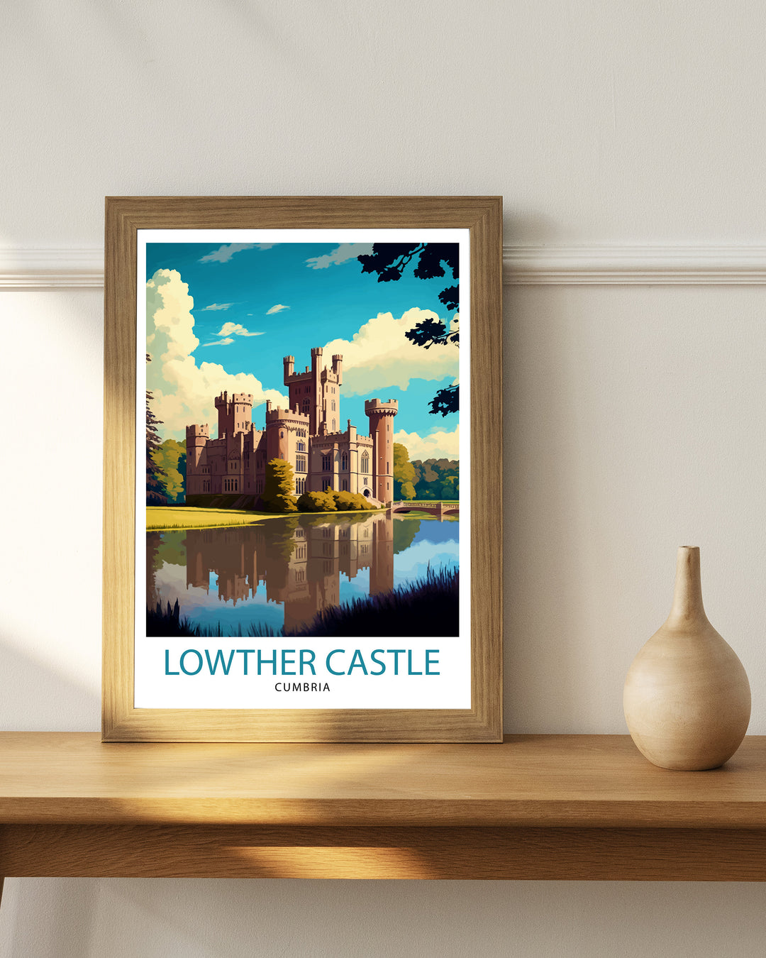 Latrigg Lake District Travel Poster Lake District Wall Decor Lake District Home Living Decor Lake District Illustration Travel Poster Gift